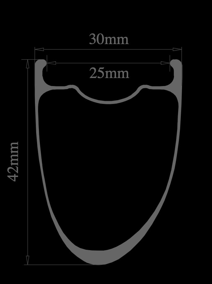 Rim Profile Technical Drawing
